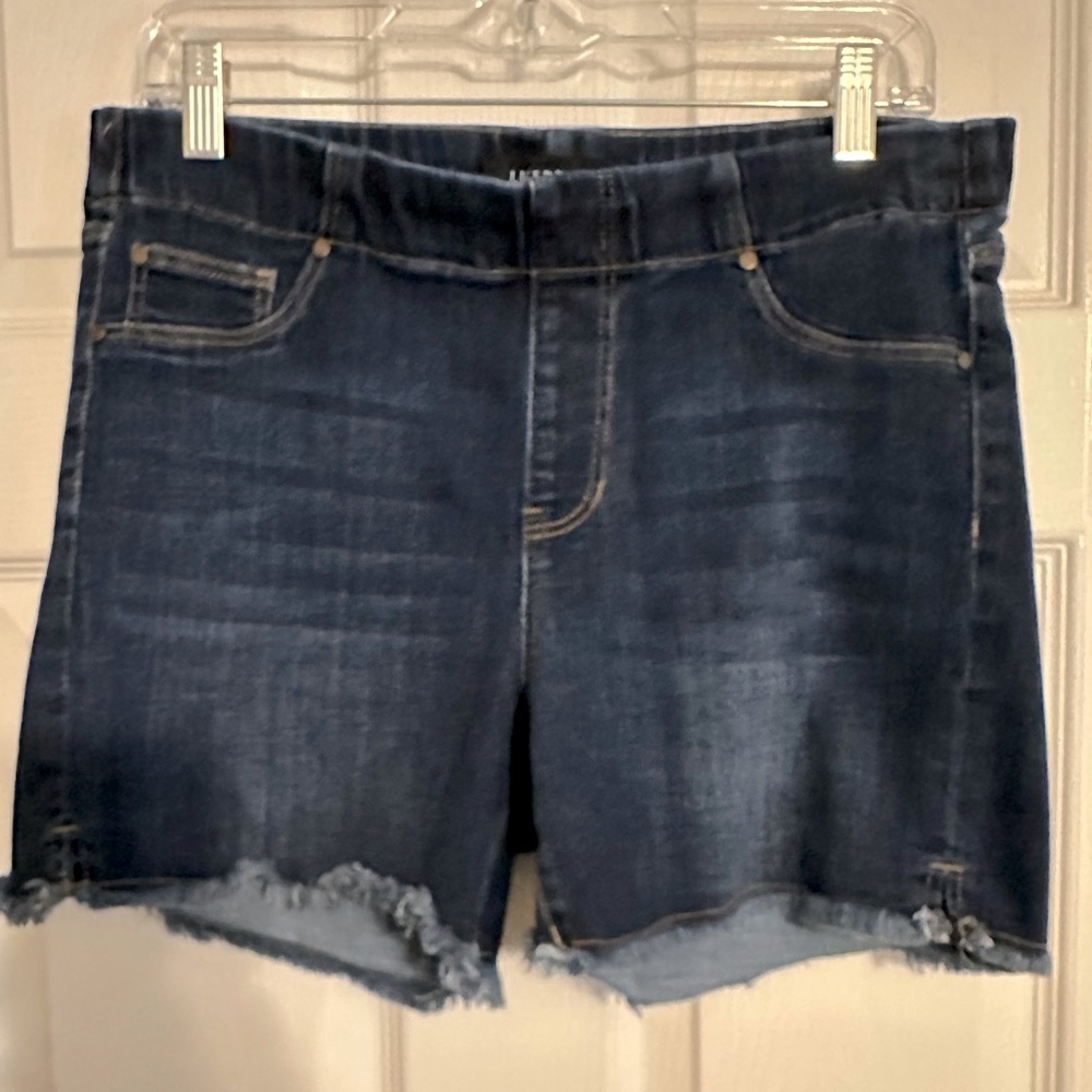 Liverpool “the short” stretch pull on denim shorts